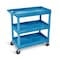 Luxor 100 lbs per shelf Load Capacity, 18 in Overall L, 36 in Overall H, 35 in Overall W EC111-BU - alternate 1